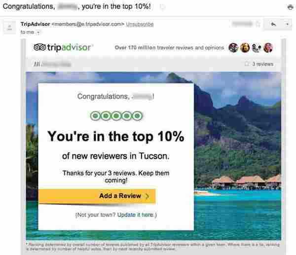 看旅游社区TripAdvisor如何做邮件营销（下篇）