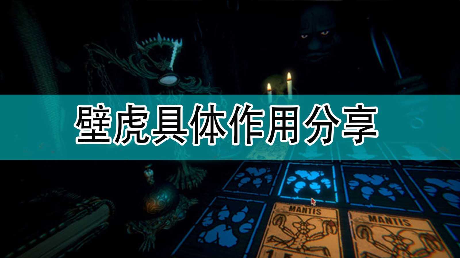 《邪恶冥刻》壁虎具体作用分享