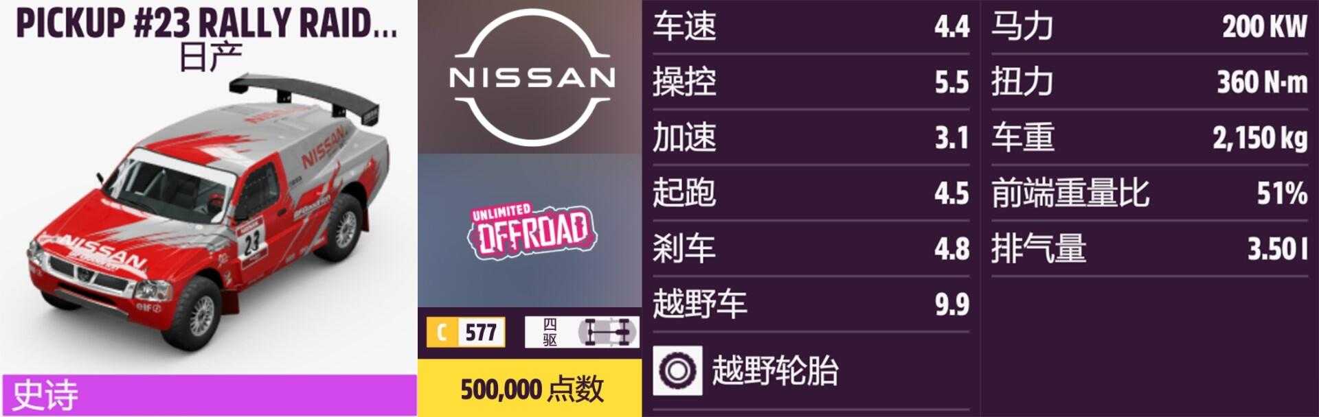 《极限竞速:地平线5》日产全车辆获取方法介绍