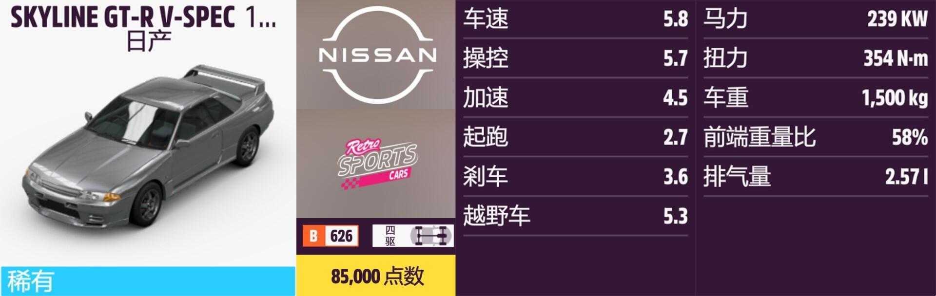 《极限竞速:地平线5》日产全车辆获取方法介绍