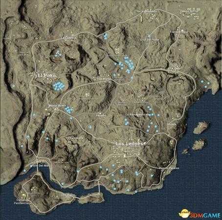 绝地求生空投全图刷新地点一览