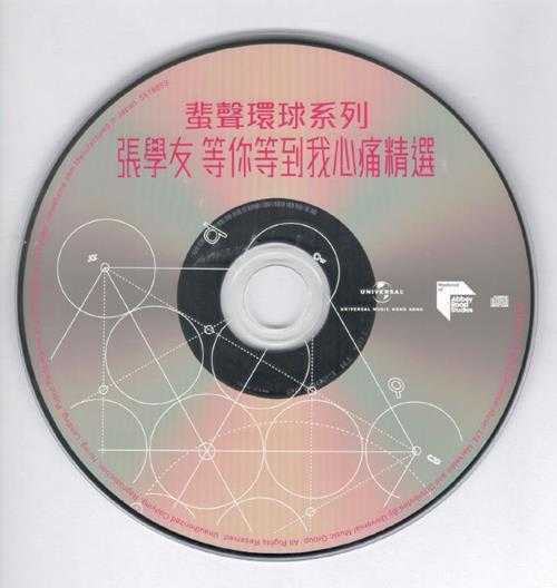 张学友.1993-等你等到我心痛精选（2023蜚声环球限量版）【环球】【WAV+CUE】