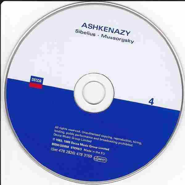 迪卡之声V.A.-.[The.DECCA.SOUND.CD04.Ashkenazy.-.Sibelius..Mussorgsky](FLAC)