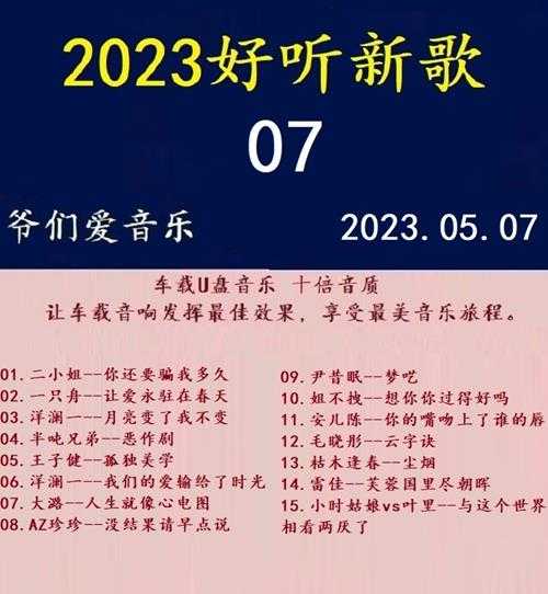 群星《2023好听新歌6》十倍音质WAV分轨