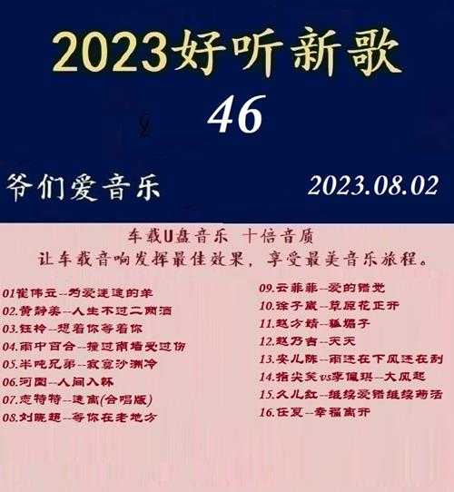 群星《2023好听新歌46》十倍音质WAV分轨