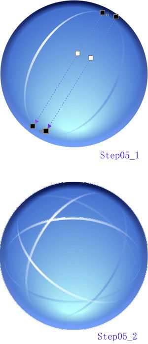 CDR绘制绚丽质感的蓝色水晶球
