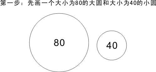 CDR简单绘制太极图形