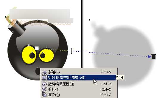 CorelDRAW绘制卡通风格的可爱水晶炸弹人矢量图