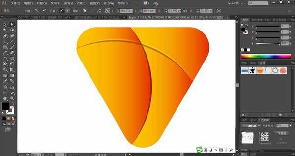 ai怎么设计三角形icon标志? ai三角形logo的设计方法